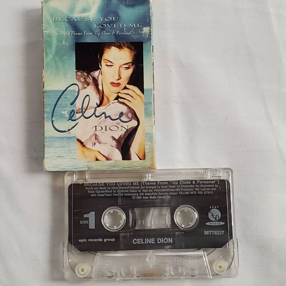 Celine Dion – Because You Loved Me Cassette Single (1996)